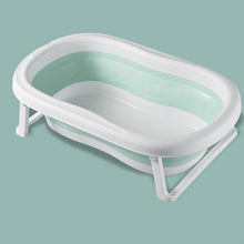 Load image into Gallery viewer, Folding Baby Bath Tub Portable Baby Shower Tubs With Non-slip Cushion Eco-friendly Newborn Bathtub Safe Adjustable Kids Bathtub