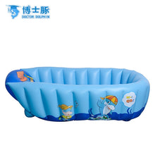 Load image into Gallery viewer, Baby Inflatable Bath Tub PVC Tubs Shower Bath Tub Set Portable Bathtub Children 's Household Small Baby Supplies Products