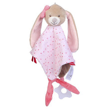 Load image into Gallery viewer, Baby Towels Newborn Rattles Animal Bear/Rabbit Plush Dolls Soft Security Blanket Bed bells Baby Comfort Saliva Towel Baby Toys