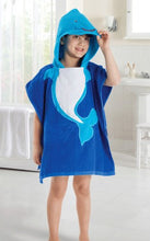 Load image into Gallery viewer, 5 Colors Baby Hooded Poncho kids bath towel/Animal Modeling Swimming bathrobe/Cartoon Children's Beach Towel