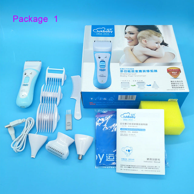 LUKBABY Multifunction Hair Clipper Professional Powerful Women Shaver Kids Hair Trimmer Waterproof  Baby Hair Clippers YD-0700