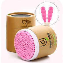 Load image into Gallery viewer, 100/200pcs/Box Bamboo Baby Cotton Swab Wood Sticks Soft Cotton Buds Cleaning of Ears Tampons Cotonete Pampons Health Beauty
