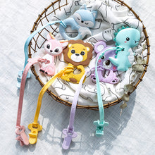 Load image into Gallery viewer, Baby Pacifier Clips Chain BPA Free Food Grade Siicone Teether Cartoon DIY Pacifier Holder For Kids Boy And Girls Gift Let's Make
