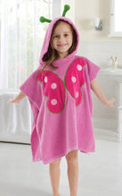 Load image into Gallery viewer, 5 Colors Baby Hooded Poncho kids bath towel/Animal Modeling Swimming bathrobe/Cartoon Children's Beach Towel
